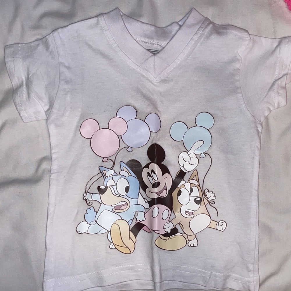 Bluey Mickey Mouse Shirt